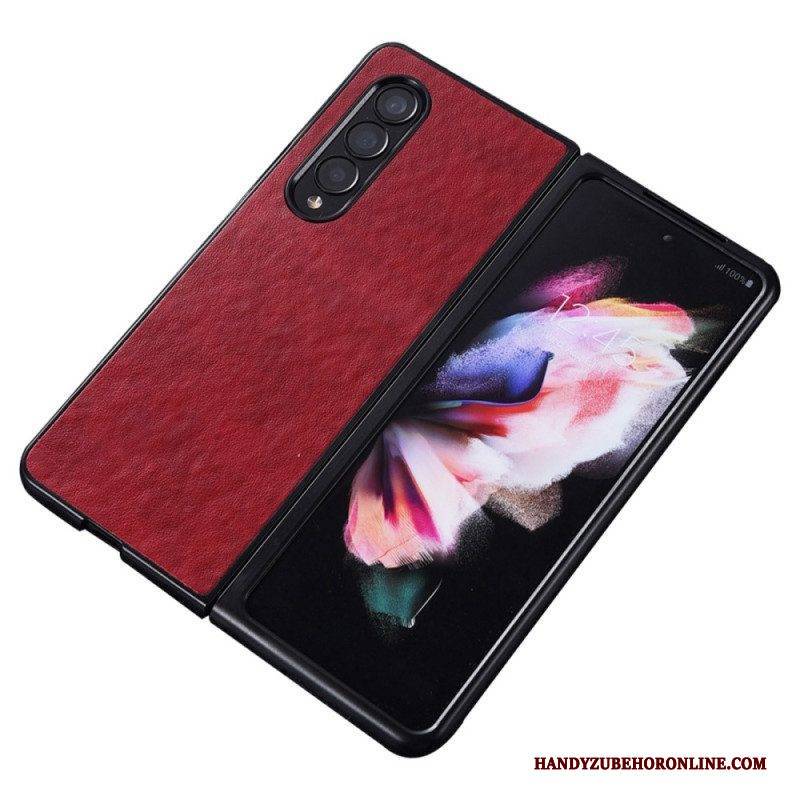 Hülle Für Samsung Galaxy Z Fold 4 Kunstleder-nylon-textur