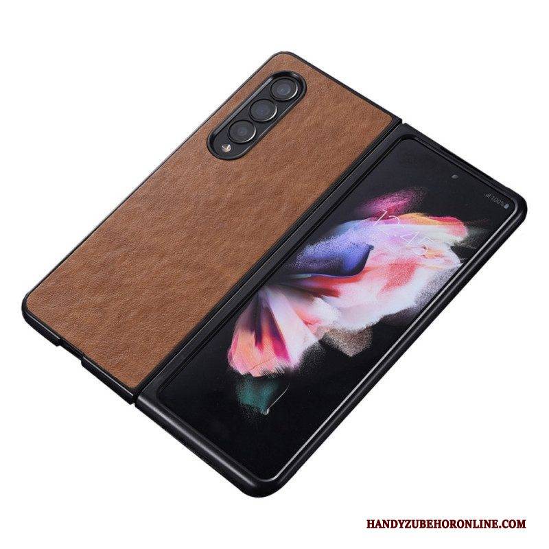 Hülle Für Samsung Galaxy Z Fold 4 Kunstleder-nylon-textur