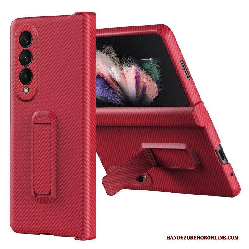Hülle Für Samsung Galaxy Z Fold 4 Urbane Kohlefaser