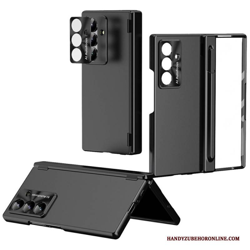 Hülle Für Samsung Galaxy Z Fold 7 Displayschutzfolie Aus Gehärtetem Glas Und Stifthalter