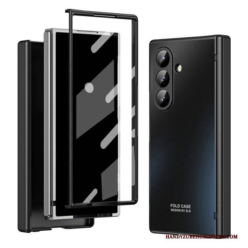 Hülle Für Samsung Galaxy Z Fold 7 Metallic-effekt Mit Displayschutzfolie