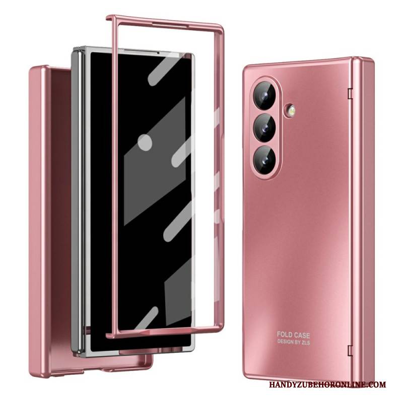 Hülle Für Samsung Galaxy Z Fold 7 Metallic-effekt Mit Displayschutzfolie