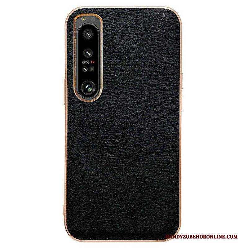 Hülle Für Sony Xperia 1 IV Echtes Leder