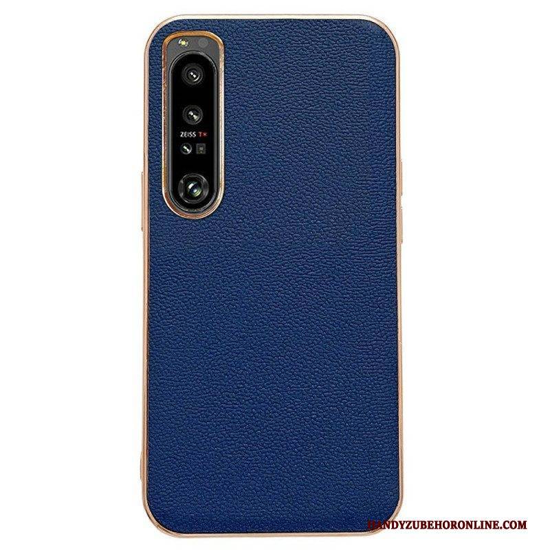 Hülle Für Sony Xperia 1 IV Echtes Leder