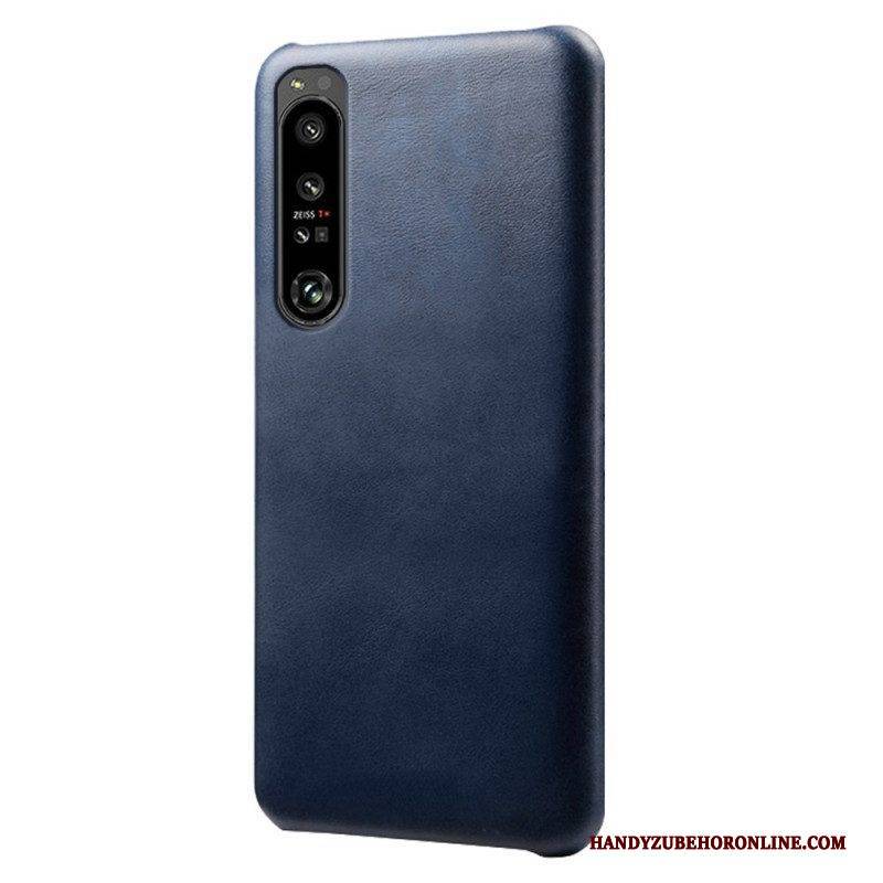 Hülle Für Sony Xperia 1 IV Ledereffekt