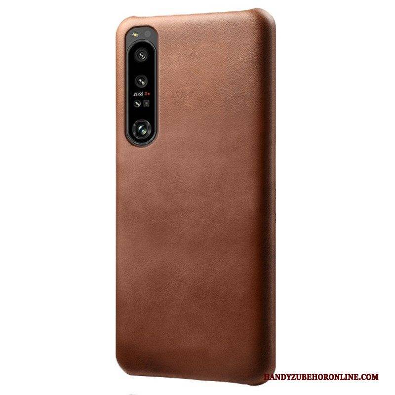 Hülle Für Sony Xperia 1 IV Ledereffekt