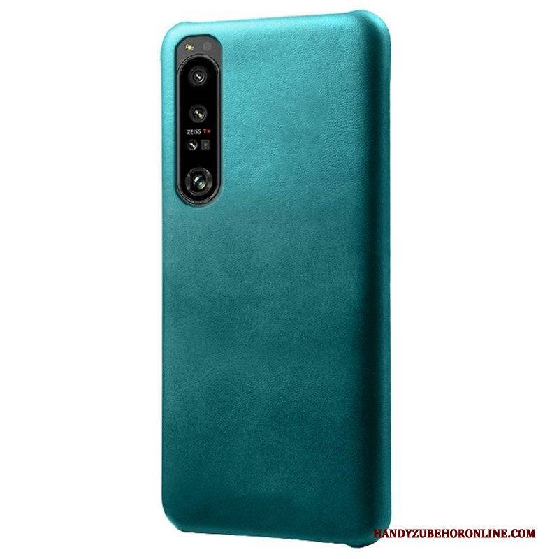 Hülle Für Sony Xperia 1 IV Ledereffekt