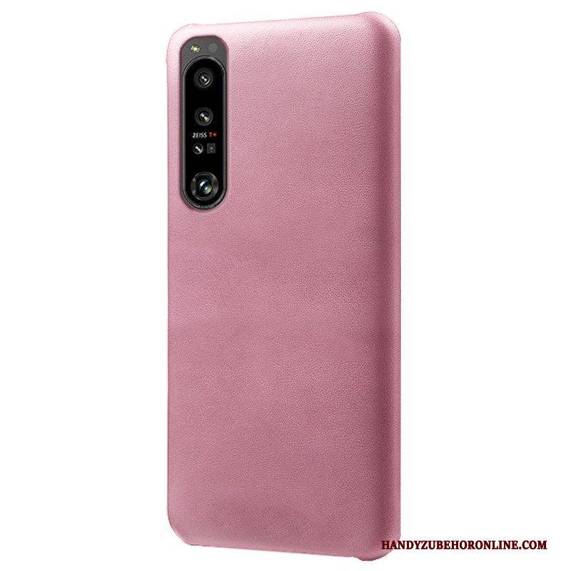 Hülle Für Sony Xperia 1 IV Ledereffekt