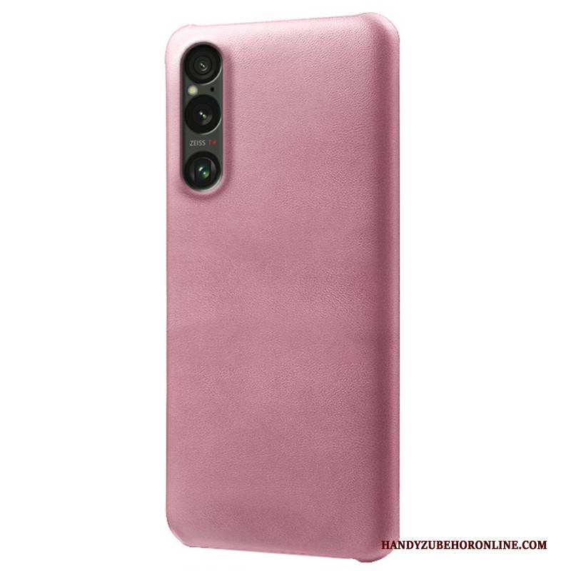 Hülle Für Sony Xperia 1 Vii Leder Effekt