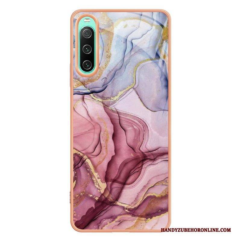 Hülle Für Sony Xperia 10 IV Marmor