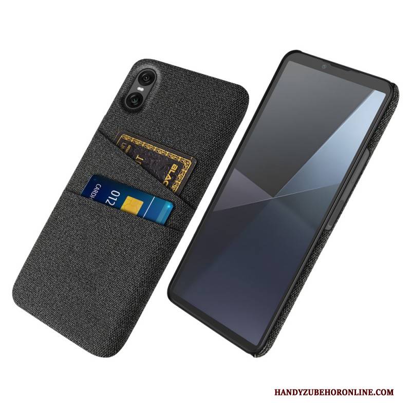 Hülle Für Sony Xperia 10 Vii Kartenetui Aus Stoff