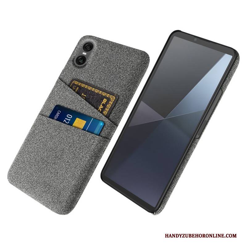 Hülle Für Sony Xperia 10 Vii Kartenetui Aus Stoff