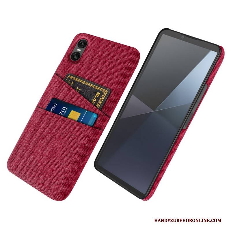 Hülle Für Sony Xperia 10 Vii Kartenetui Aus Stoff