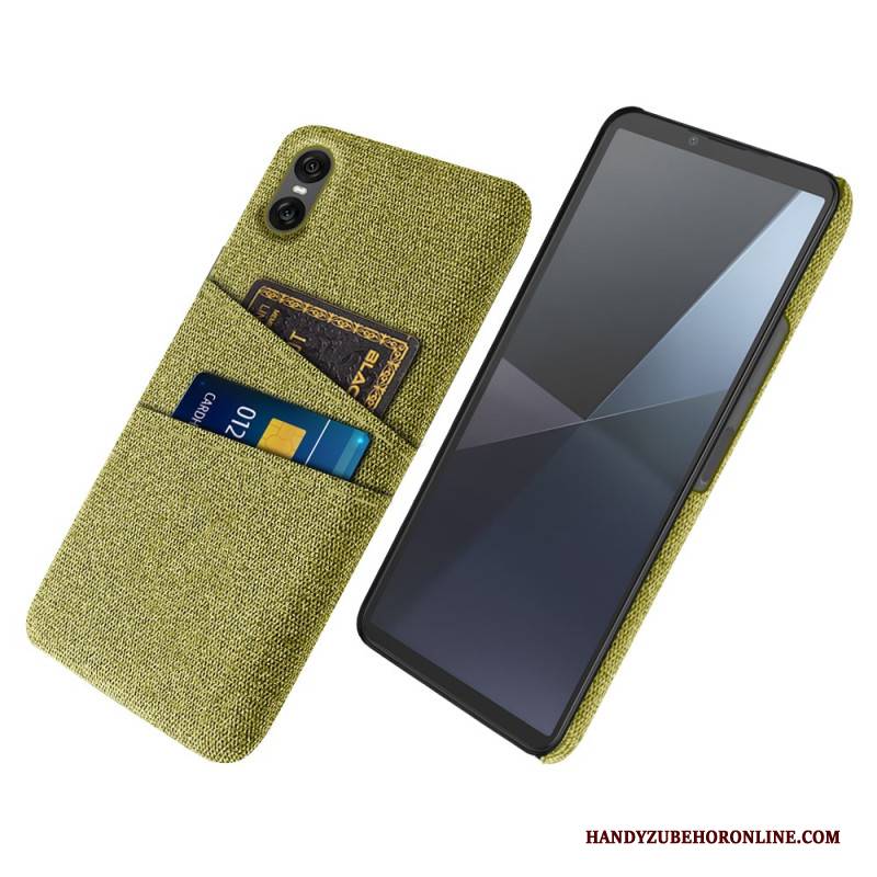 Hülle Für Sony Xperia 10 Vii Kartenetui Aus Stoff
