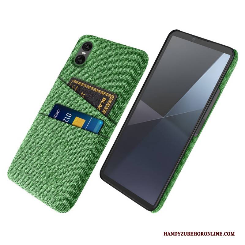 Hülle Für Sony Xperia 10 Vii Kartenetui Aus Stoff