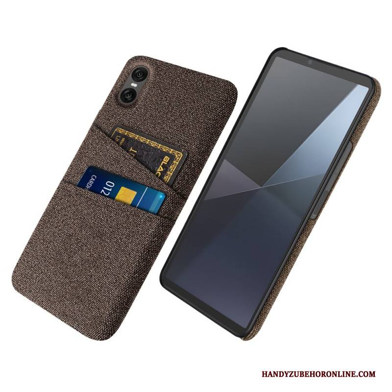 Hülle Für Sony Xperia 10 Vii Kartenetui Aus Stoff