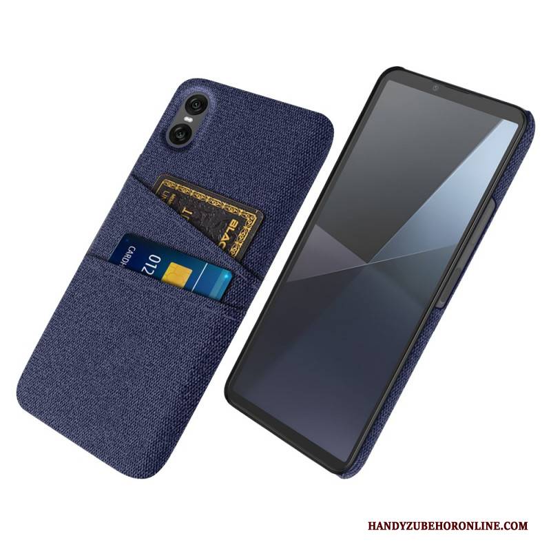 Hülle Für Sony Xperia 10 Vii Kartenetui Aus Stoff