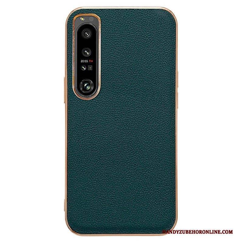 Hülle Für Sony Xperia 5 IV Echtes Leder