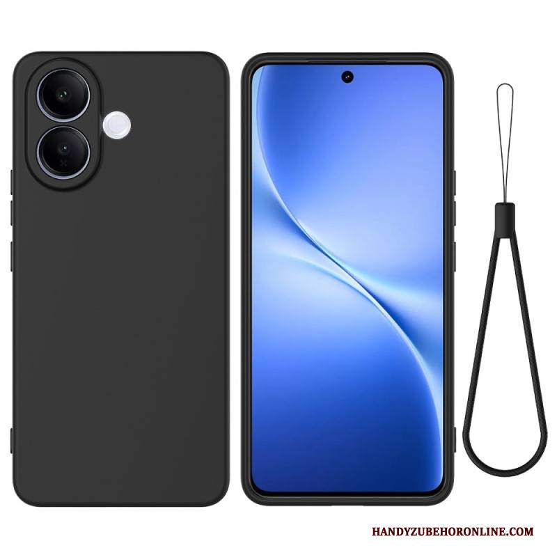 Hülle Für Vivo V60 Lite Armband Aus Flüssigsilikon