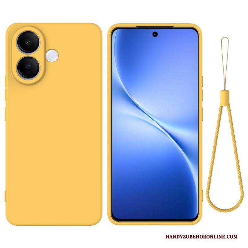 Hülle Für Vivo V60 Lite Armband Aus Flüssigsilikon