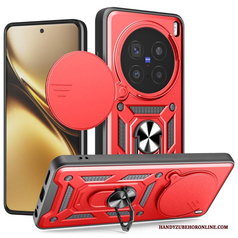 Hülle Für Vivo X200 Pro Schiebebare Kameraabdeckung Und Integrierter Ständer