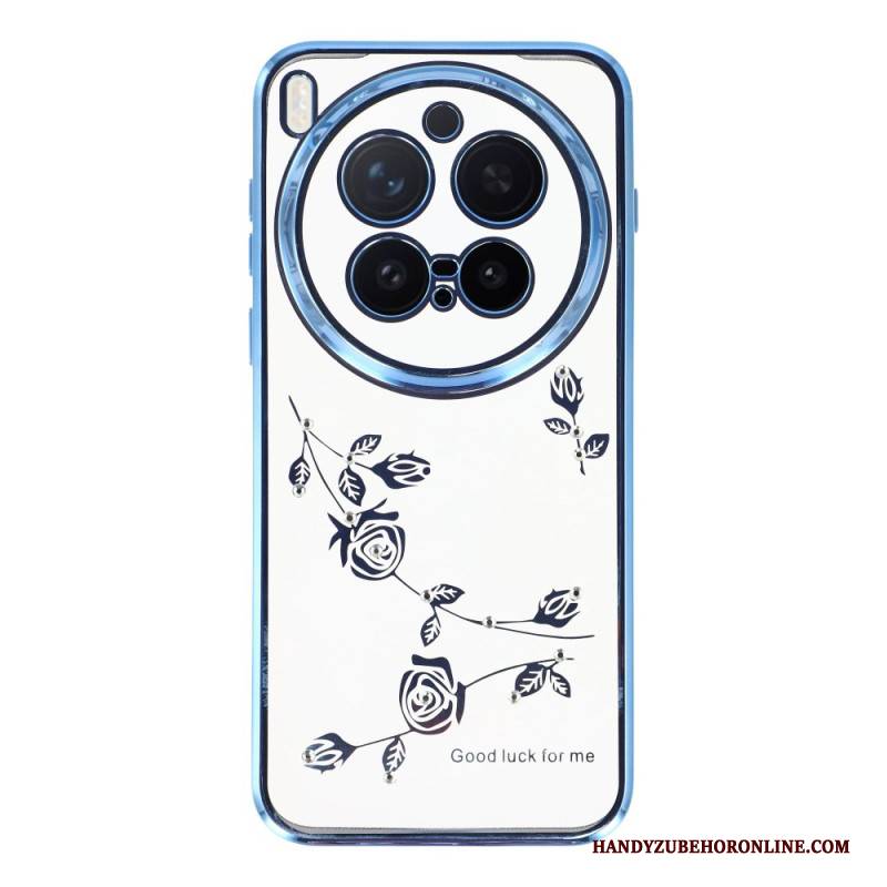 Hülle Für Vivo X300 Pro Strasssteine Und Ewige Blumen