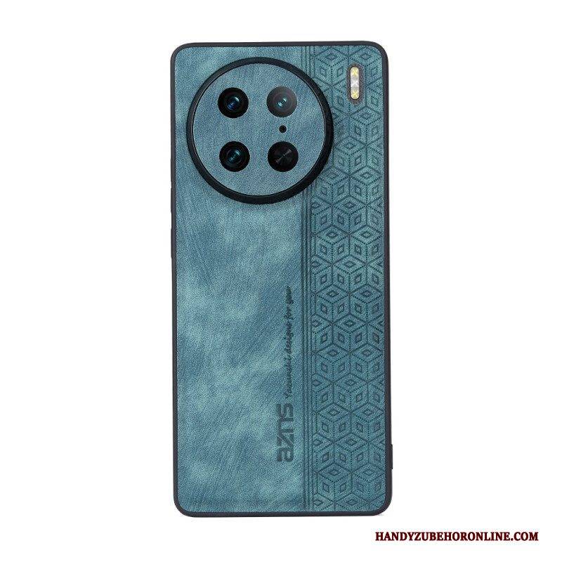 Hülle Für Vivo X90 Pro Azns Ledereffekt