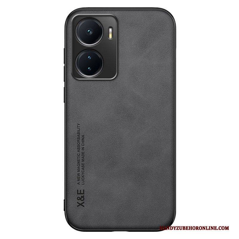 Hülle Für Vivo Y16 X&e-leder Mit Ledereffekt