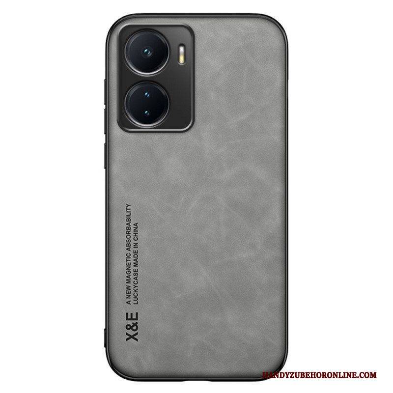 Hülle Für Vivo Y16 X&e-leder Mit Ledereffekt