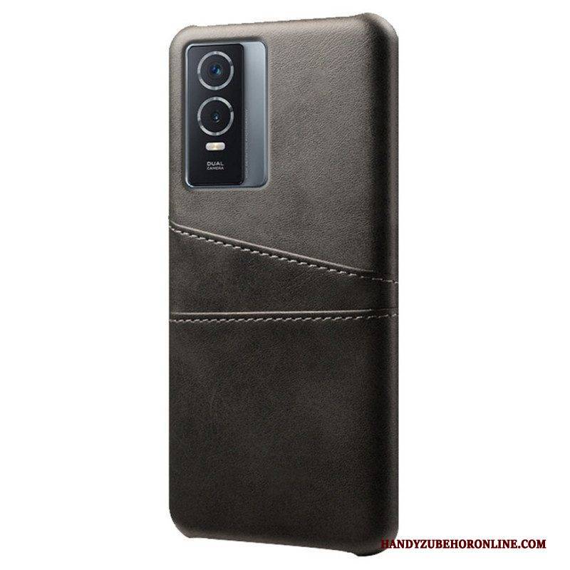 Hülle Für Vivo Y76 5G Doppelter Kartenhalter