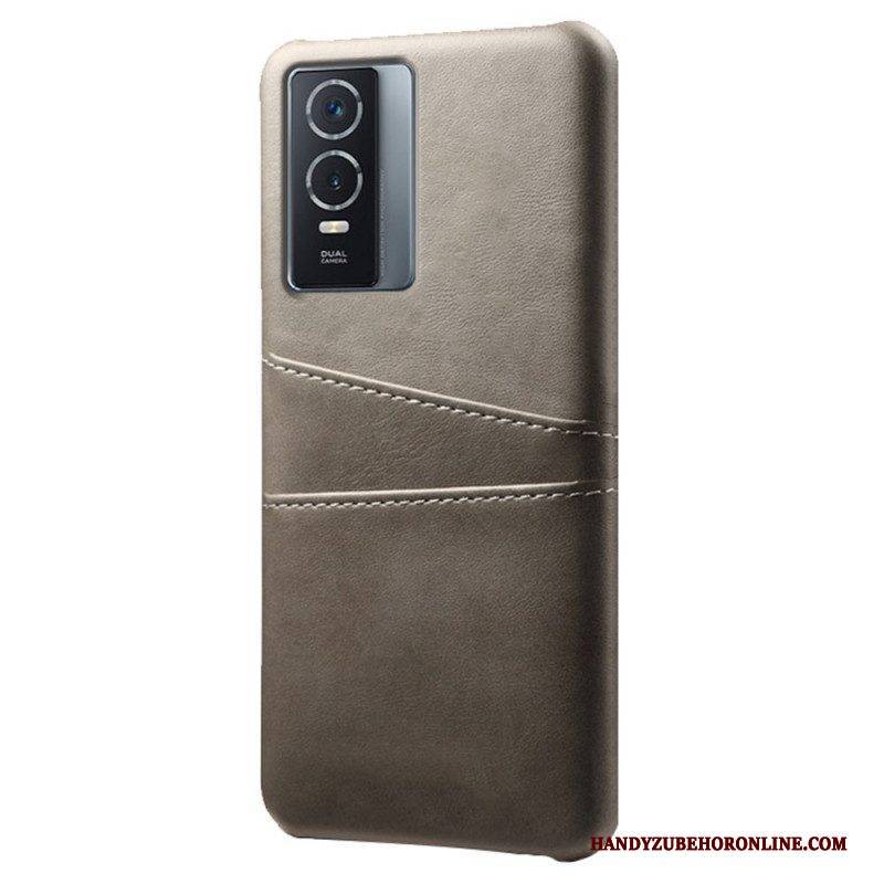 Hülle Für Vivo Y76 5G Doppelter Kartenhalter