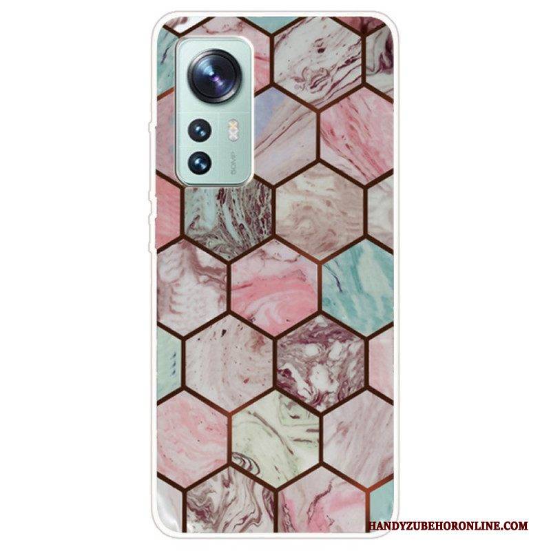 Hülle Für Xiaomi 12 Pro Aufwändiger Marmor