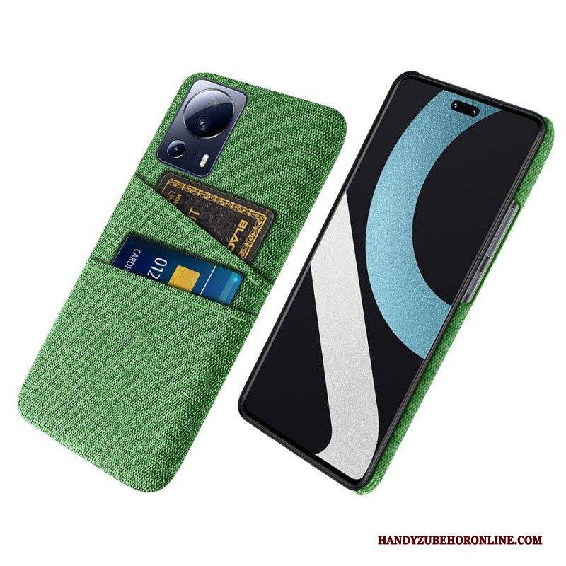 Hülle Für Xiaomi 13 Lite Tuch Mit Kartenhalter