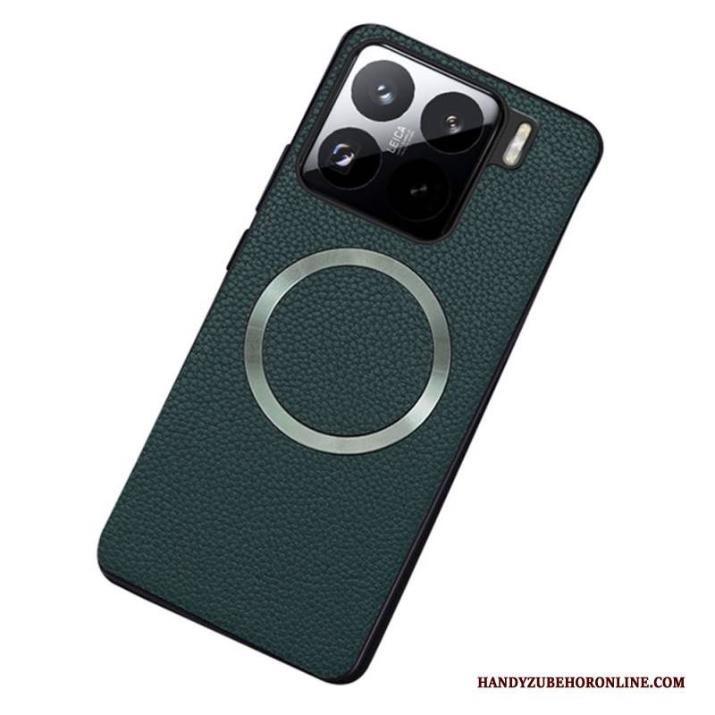 Hülle Für Xiaomi 15 Magsafe-kompatibles Kunstleder Mit Struktur