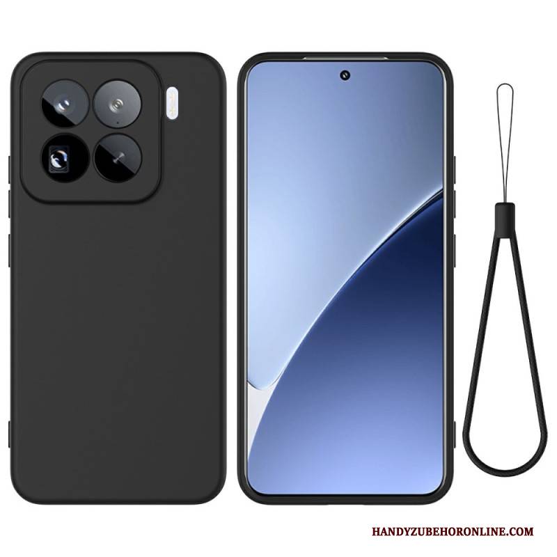 Hülle Für Xiaomi 15 Pro Flüssigsilikon-lanyard