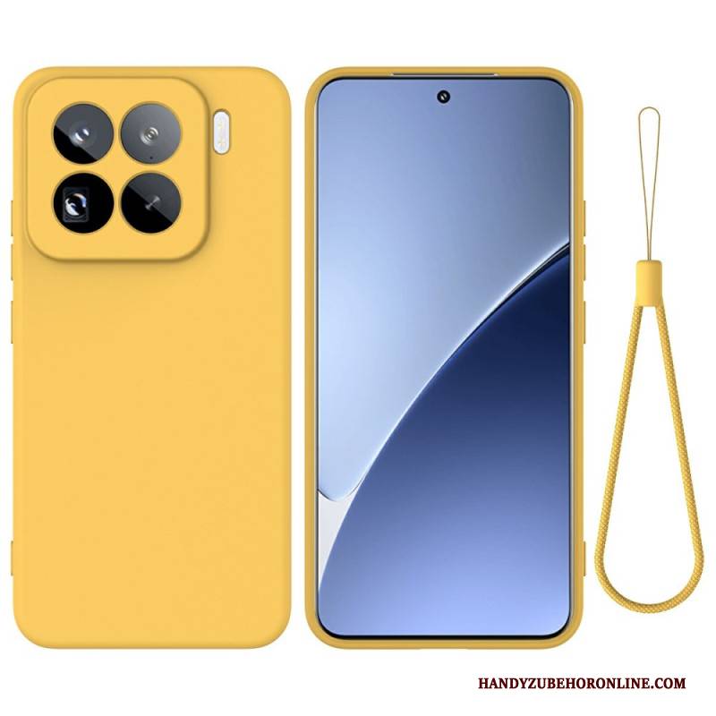 Hülle Für Xiaomi 15 Pro Flüssigsilikon-lanyard