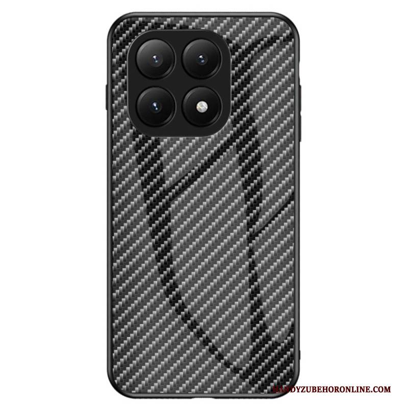 Hülle Für Xiaomi 15t Gehärtetes Glas In Carbonfaser-optik