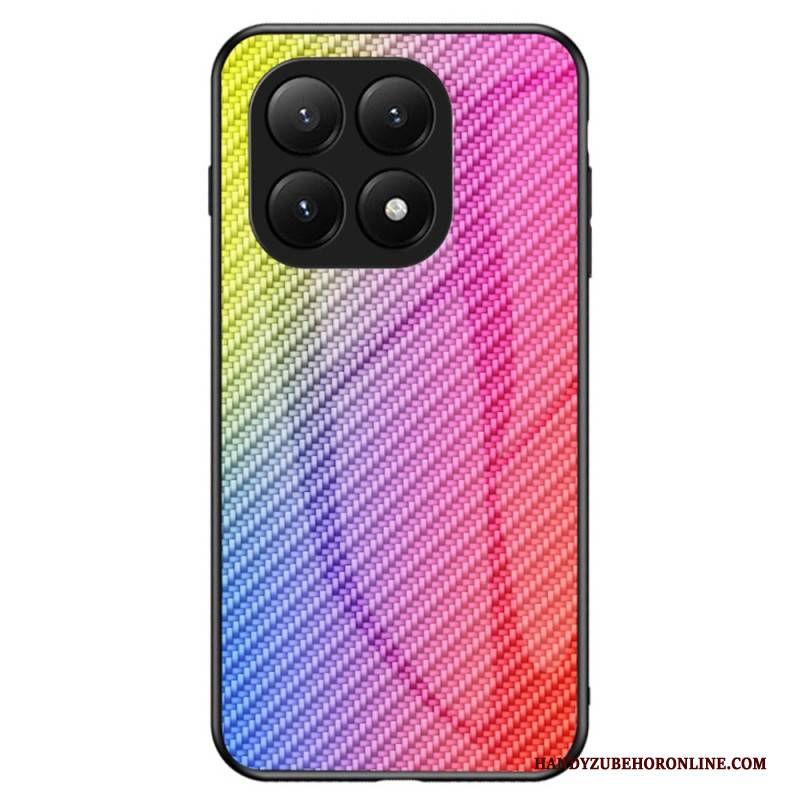 Hülle Für Xiaomi 15t Gehärtetes Glas In Carbonfaser-optik