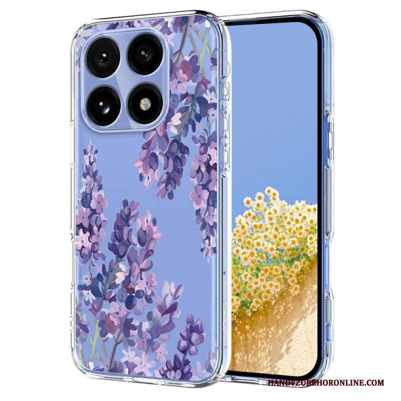 Hülle Für Xiaomi 15t Transparentes Blumenmuster