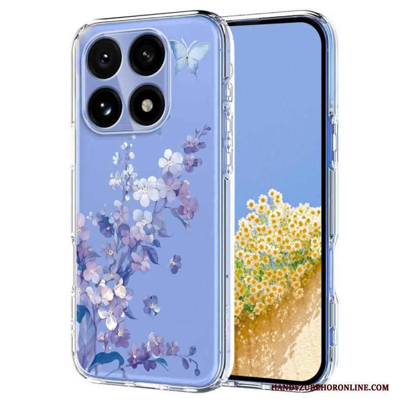 Hülle Für Xiaomi 15t Transparentes Blumenmuster