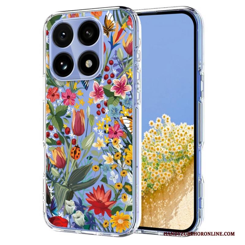 Hülle Für Xiaomi 15t Transparentes Blumenmuster