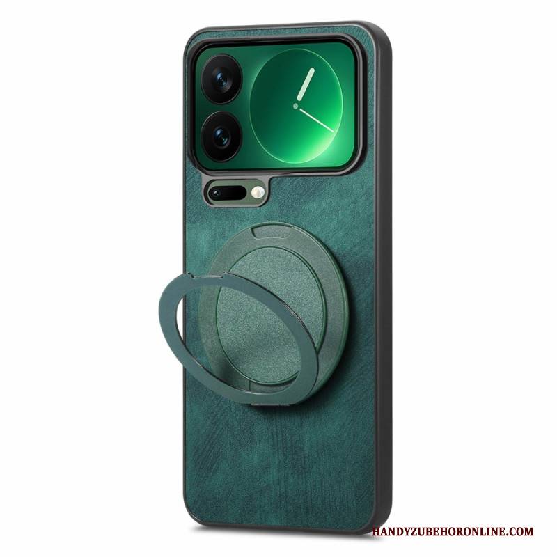 Hülle Für Xiaomi 17 Pro Drehbar Ständer Und Retro-lederoptik