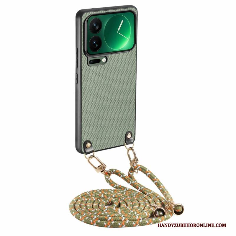 Hülle Für Xiaomi 17 Pro Max Carbonfaser-textur