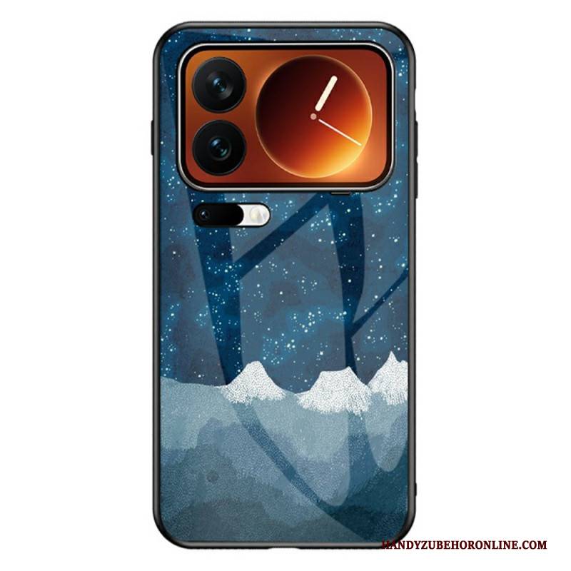 Hülle Für Xiaomi 17 Pro Max Gehärtetes Glas In Himmelblau