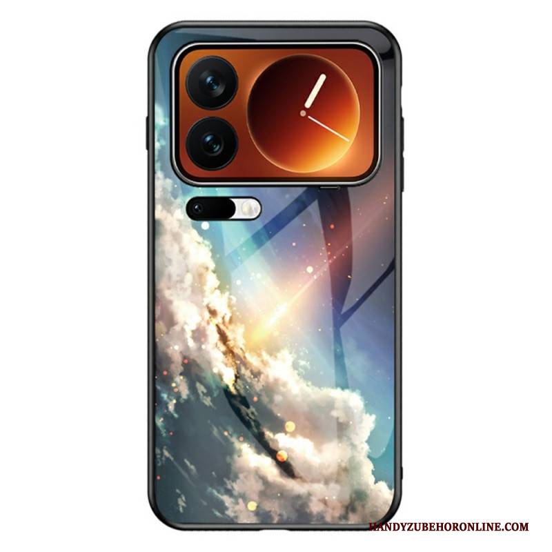 Hülle Für Xiaomi 17 Pro Max Gehärtetes Glas In Himmelblau