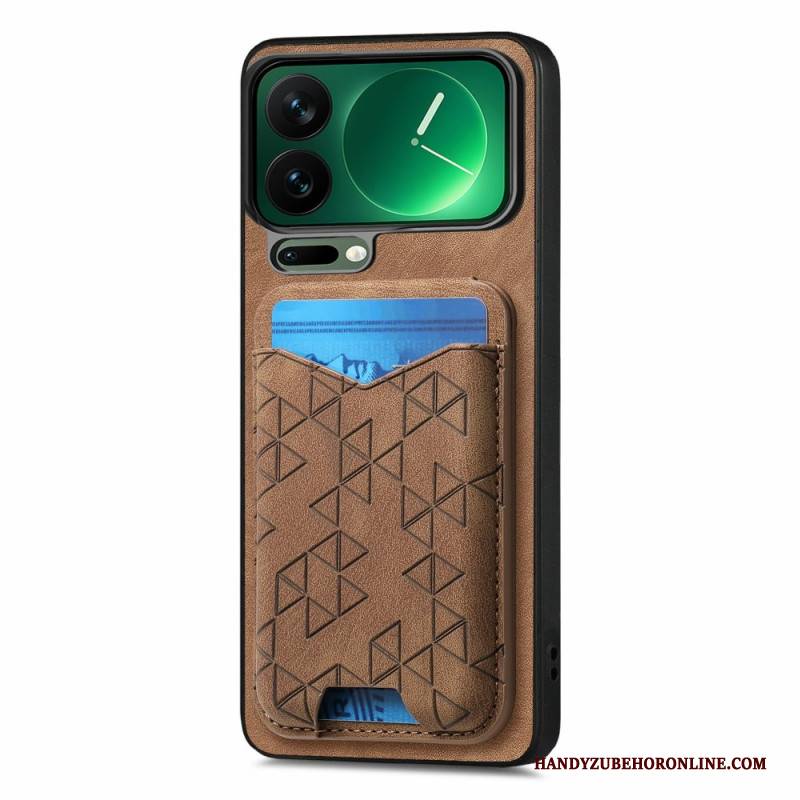 Hülle Für Xiaomi 17 Pro Max Kartenhalter Und Verstellbarer Ständer