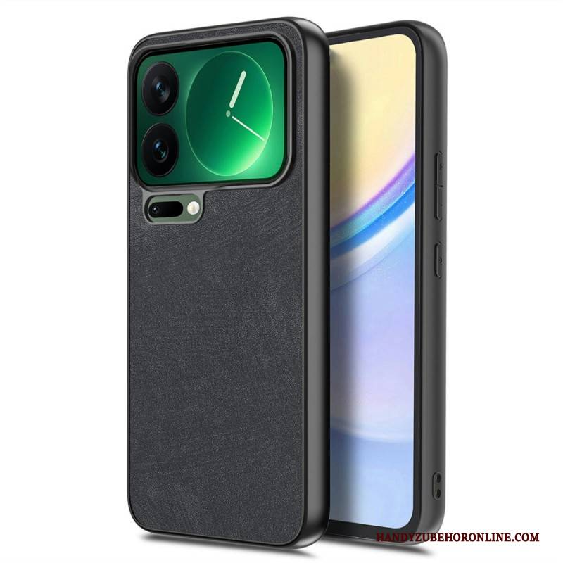 Hülle Für Xiaomi 17 Pro Max Stoßfeste Schlanke Lederoptik