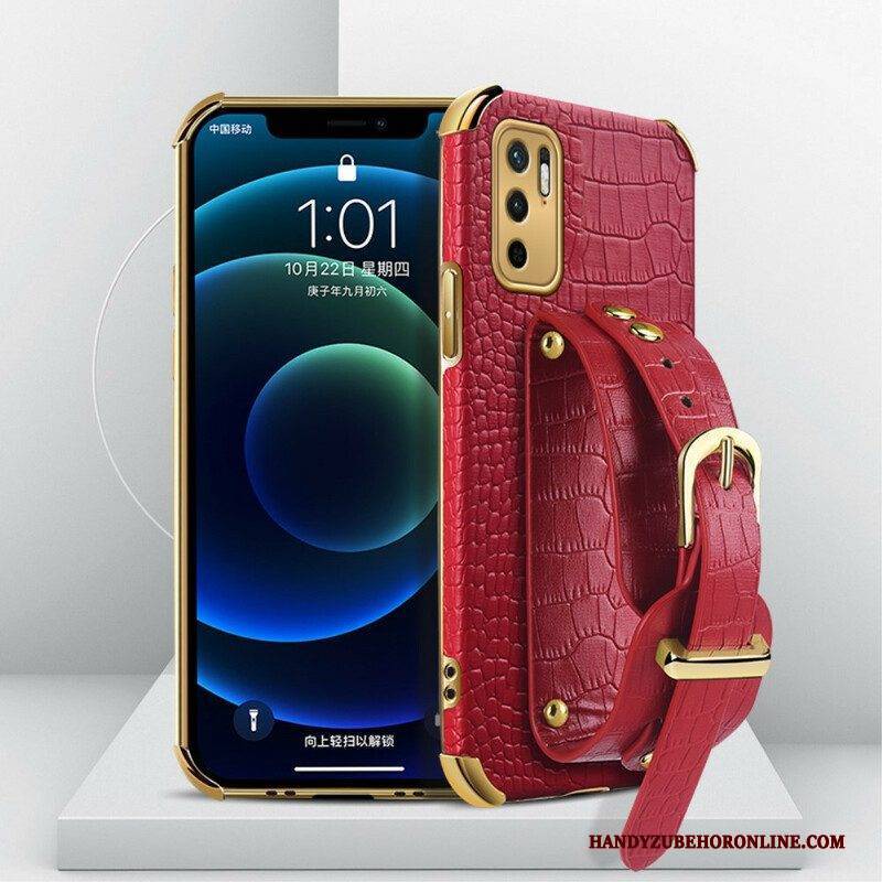 Hülle Für Xiaomi Redmi Note 10 5G Kroko-armband