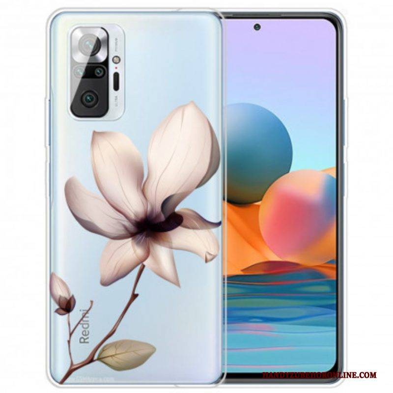 Hülle Für Xiaomi Redmi Note 10 Pro Transparente Eine Blume