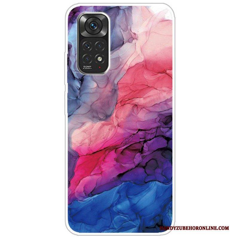 Hülle Für Xiaomi Redmi Note 11 / 11S Farbiger Marmor